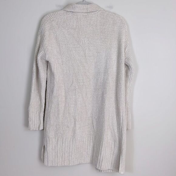 Barefoot Dream Cozychic Cardigan Midi Long Pockets Cream Size Medium - Picture 4 of 7